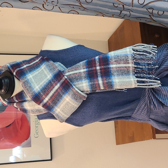 Aeropostale NWT plaid fringe blanket scarf - Picture 1 of 15